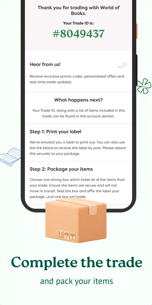 Sell books with World of Books Screenshots