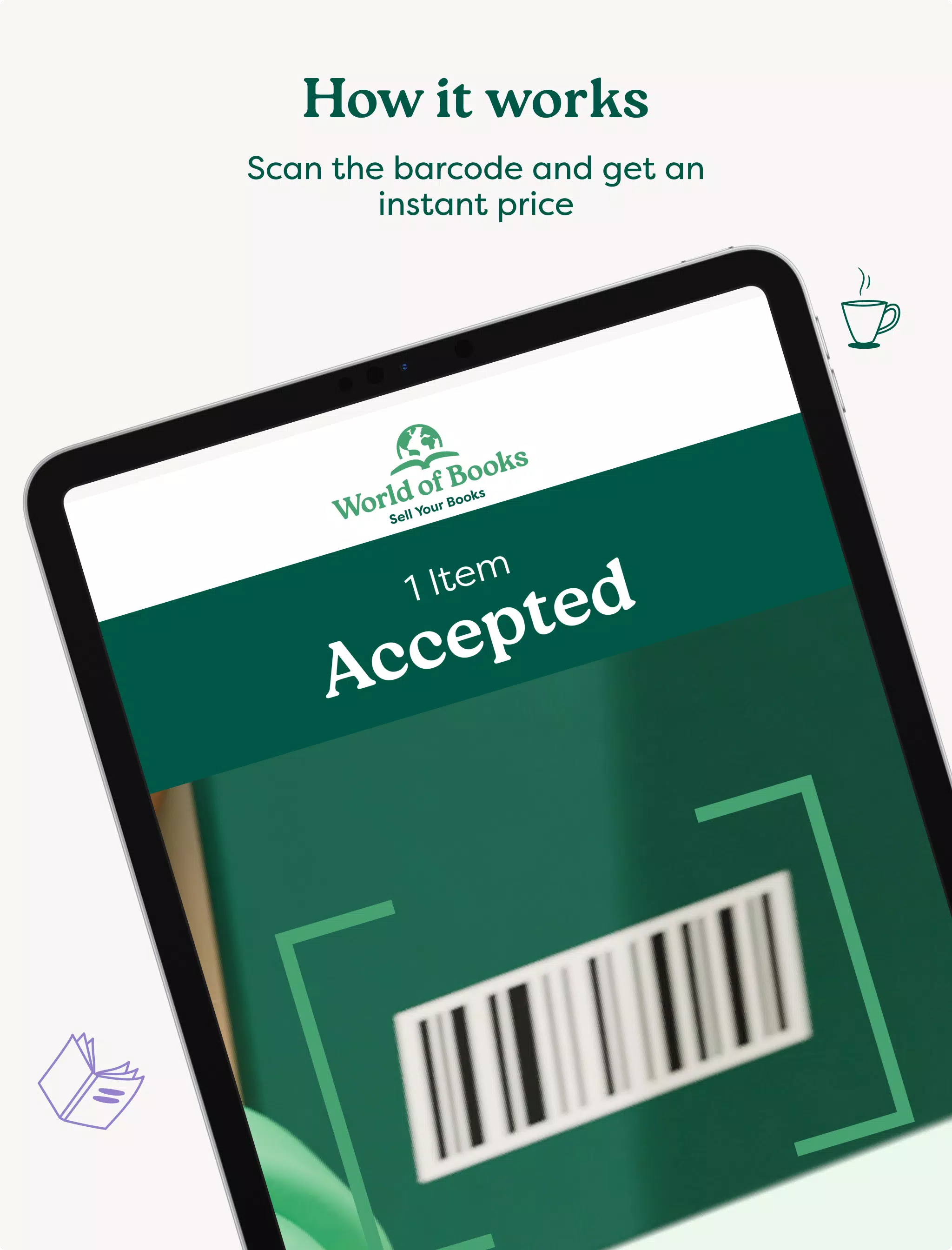 Sell books with World of Books Screenshots