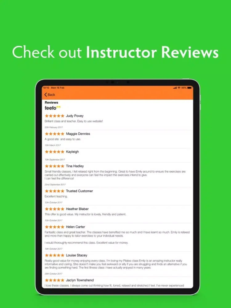 NearYou class and event finder iPad  سکرین شاٹس