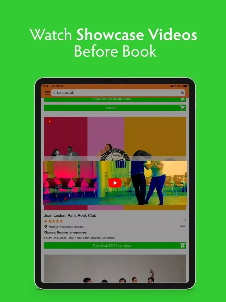 NearYou class and event finder iPad  سکرین شاٹس