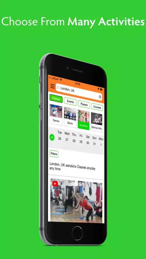 NearYou class and event finder سکرین شاٹس