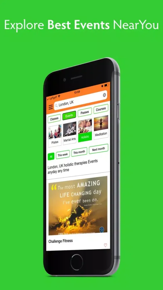 NearYou class and event finder سکرین شاٹس