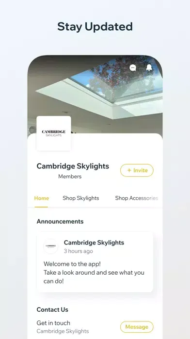Screenshot di Cambridge Skylights