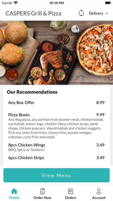 Caspers Grill And Pizza Ekran Görüntüleri