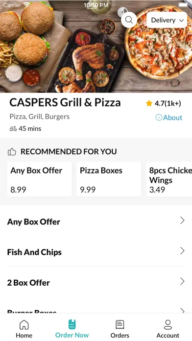 Caspers Grill And Pizza Ekran Görüntüleri
