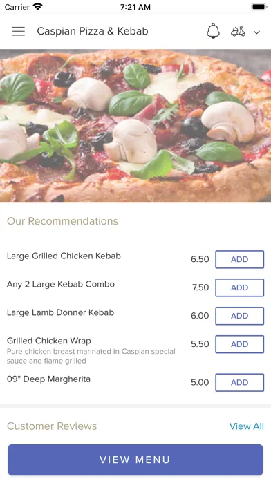 Capturas de pantalla de Caspian Pizza & Kebab
