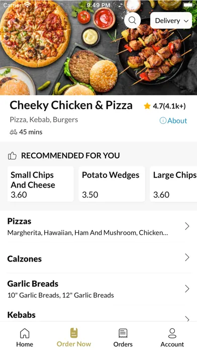 Cheeky Chicken and Pizza スクリーンショット