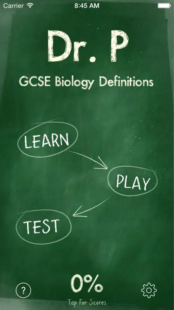 Ảnh chụp màn hình của Dr. P GCSE and iGCSE Biology Definitions Revision