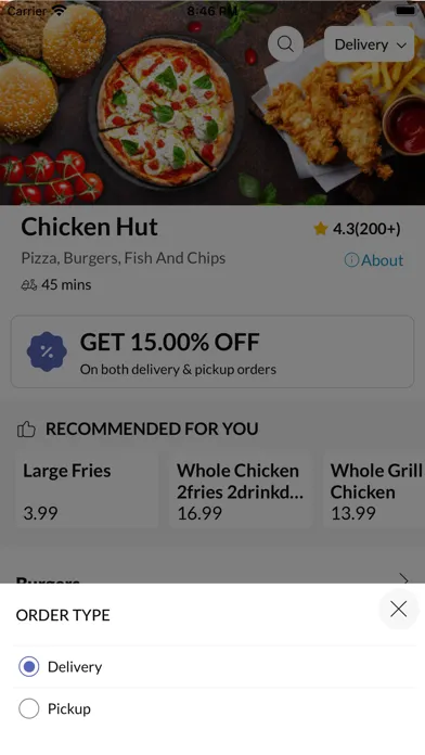 Ảnh chụp màn hình của Chicken Hut Croydon