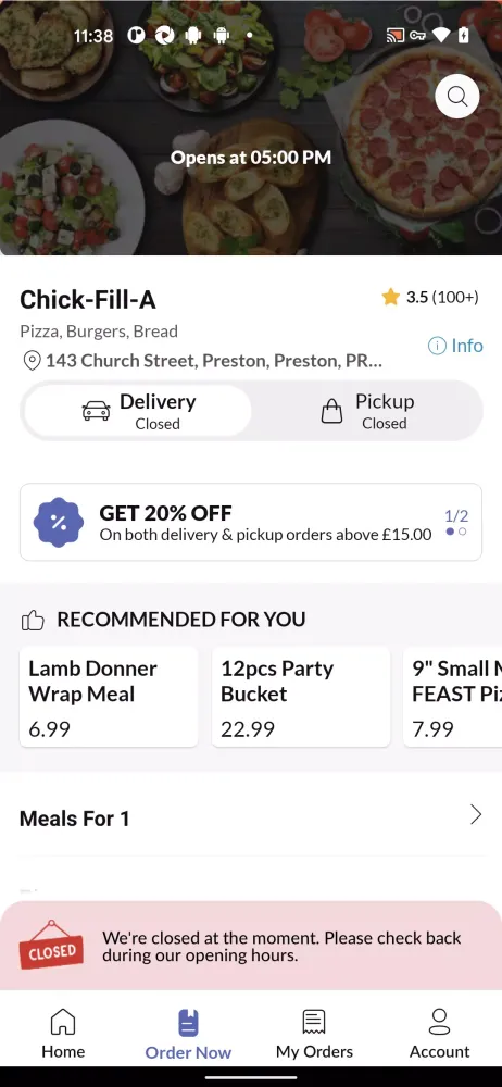 Captures d'écran de ChickFillA