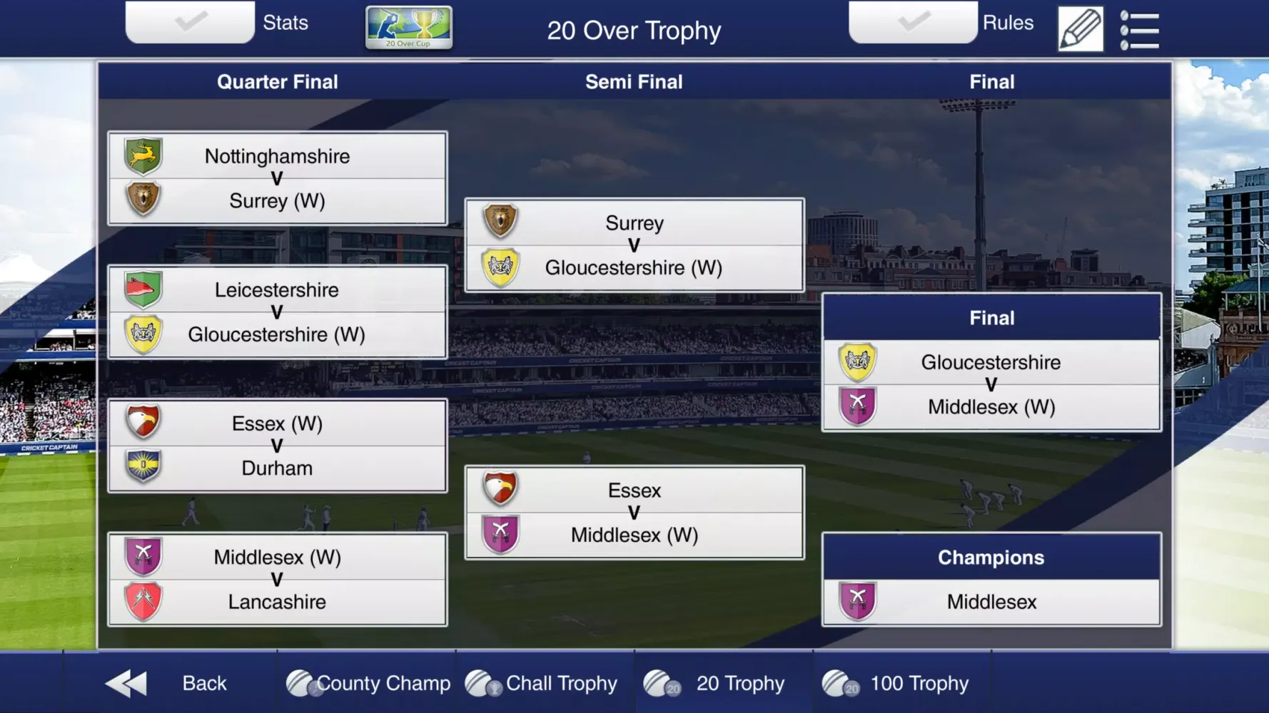 Cricket Captain 2023 Screenshots