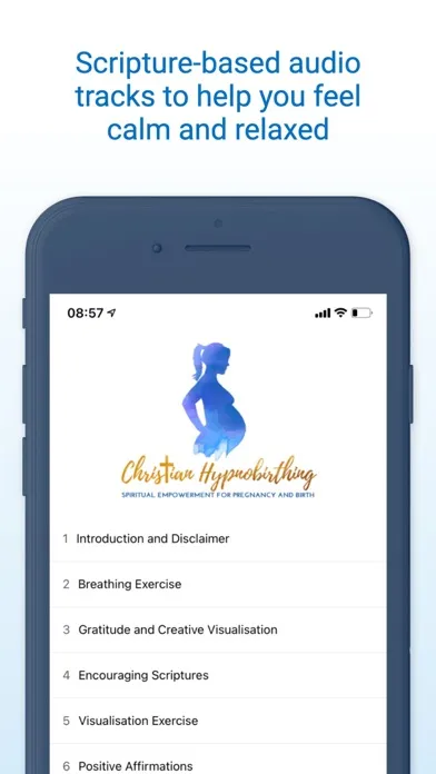 Captures d'écran de Christian Hypnobirthing