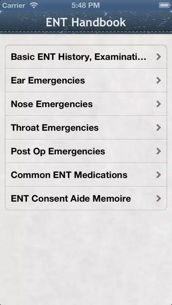 ENT Surgery Handbook سکرین شاٹس