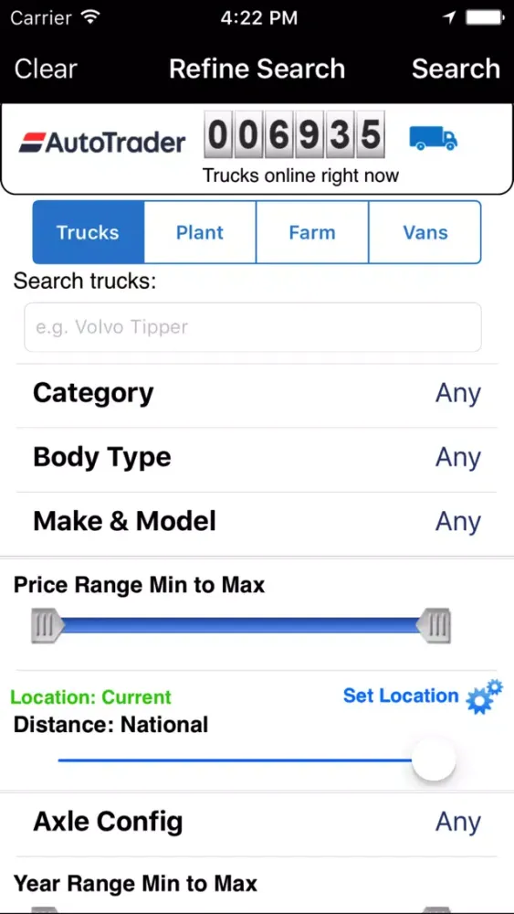 Capturas de tela do Auto Trader Truck & Farm