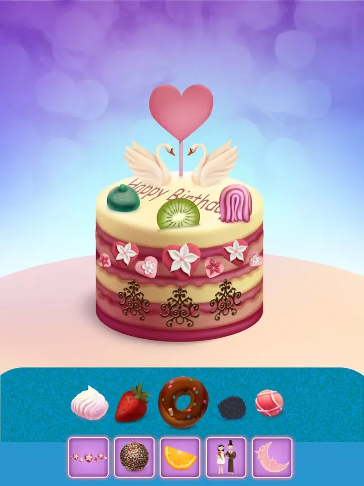 Delicious Cake To Decorate - Fabulous Free Dressing Up Game iPad  स्क्रीनशॉट