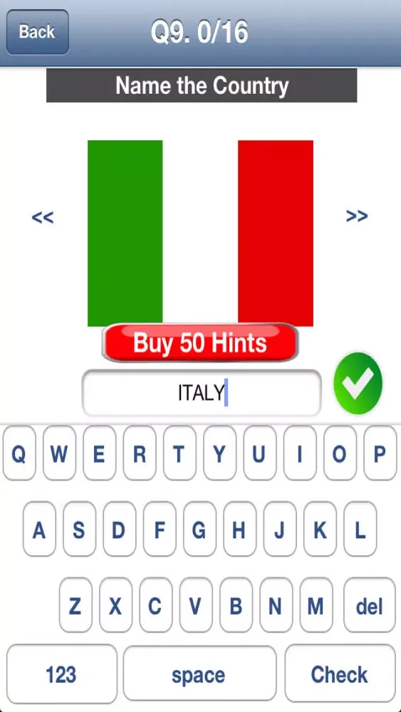 Capturas de tela do Free Flag Quiz Game