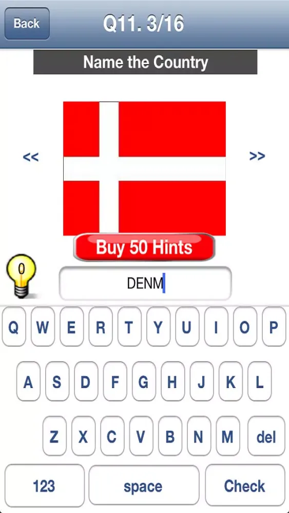 Capturas de tela do Free Flag Quiz Game