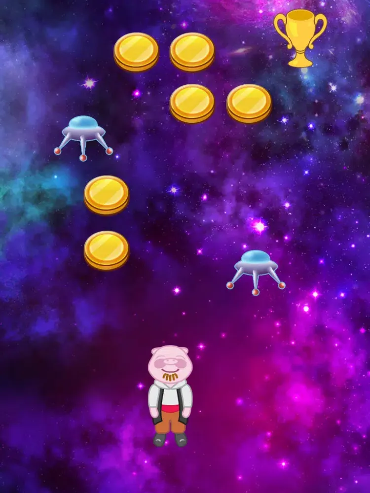 Captures d'écran de Crazy Mega Pig Jumping Game for Kids iPad 