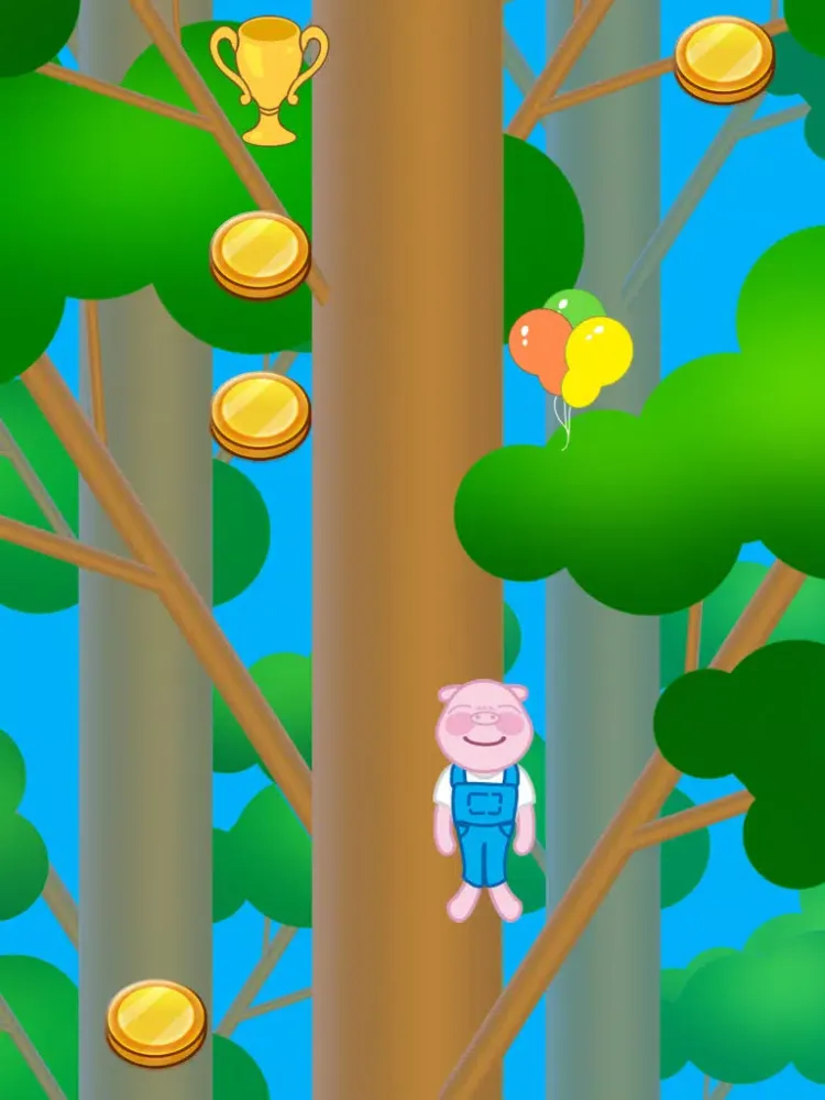 Captures d'écran de Crazy Mega Pig Jumping Game for Kids iPad 