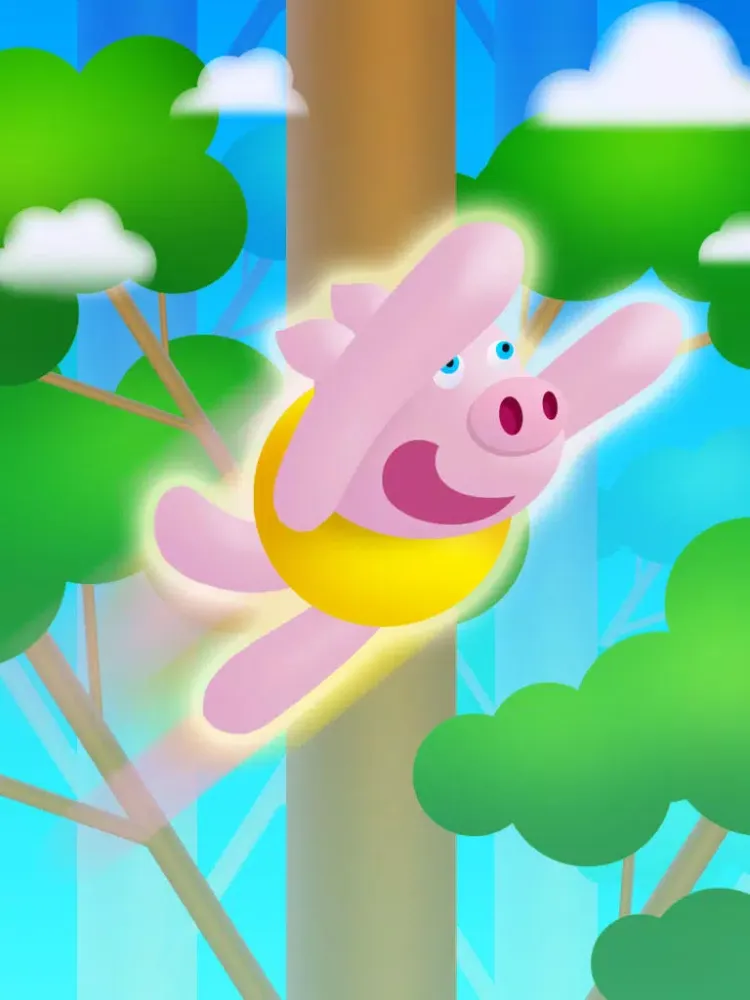 Captures d'écran de Crazy Mega Pig Jumping Game for Kids iPad 