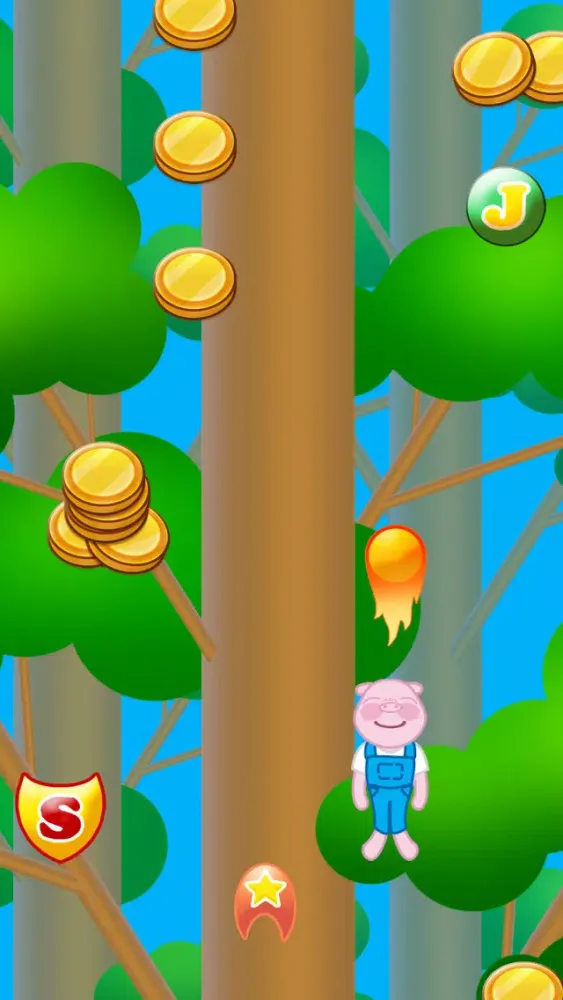Captures d'écran de Crazy Mega Pig Jumping Game for Kids