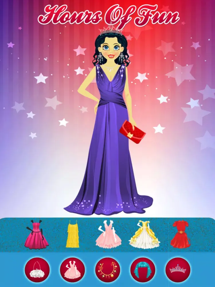 Dressing Up Your Own Fashion Prom Queen - For Kids iPad  Screenshots