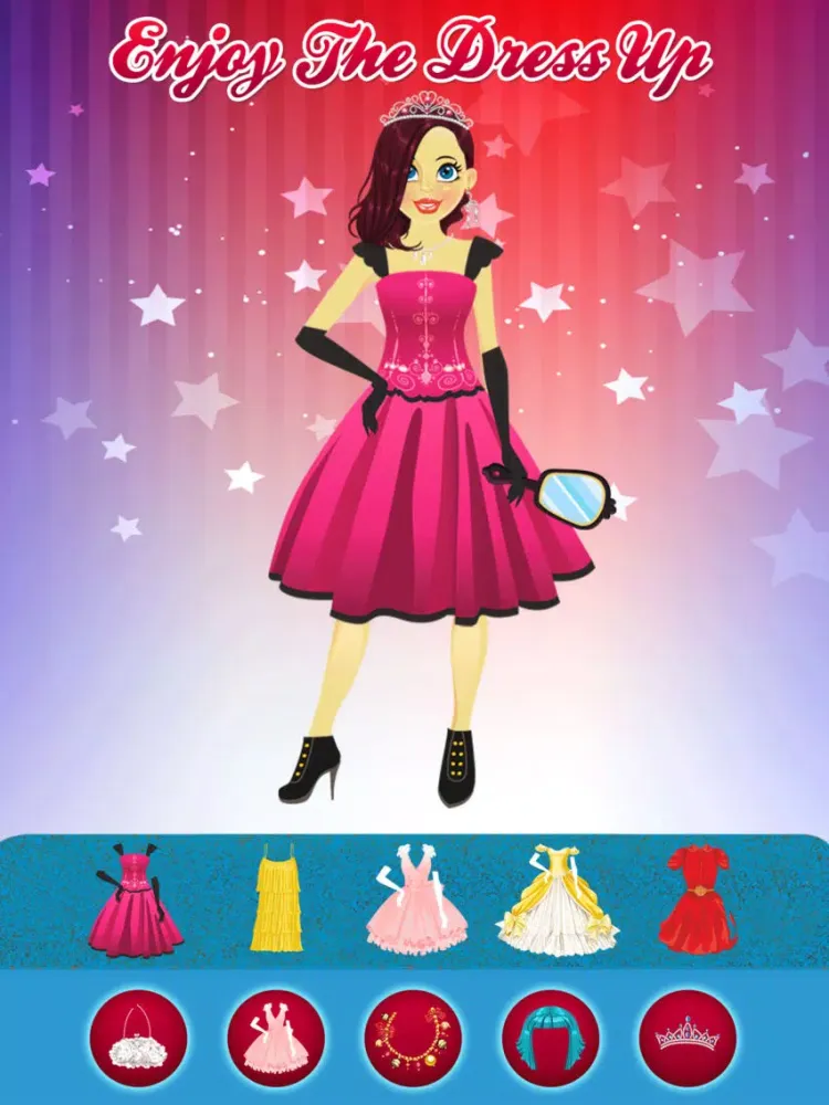 Dressing Up Your Own Fashion Prom Queen - For Kids iPad  Screenshots