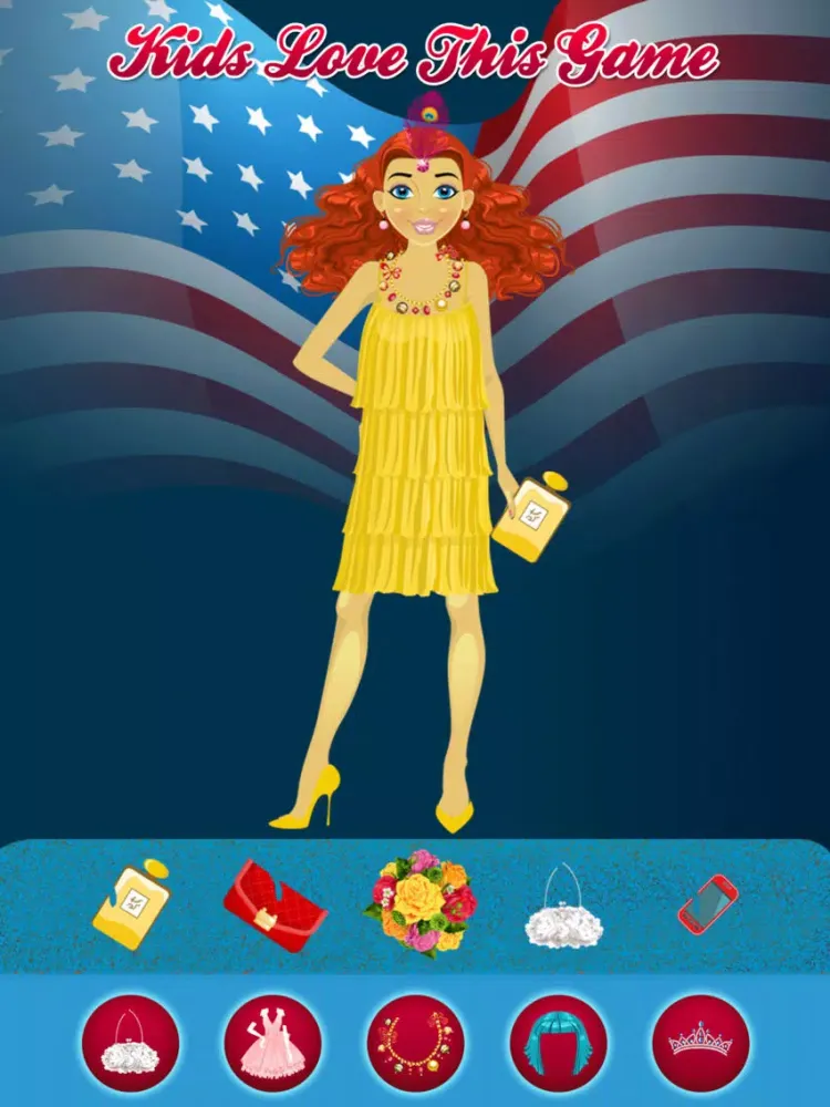 Dressing Up Your Own Fashion Prom Queen - For Kids iPad  Screenshots