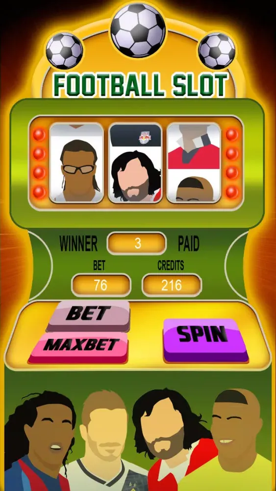 Football Slots Casino Game Screenshots