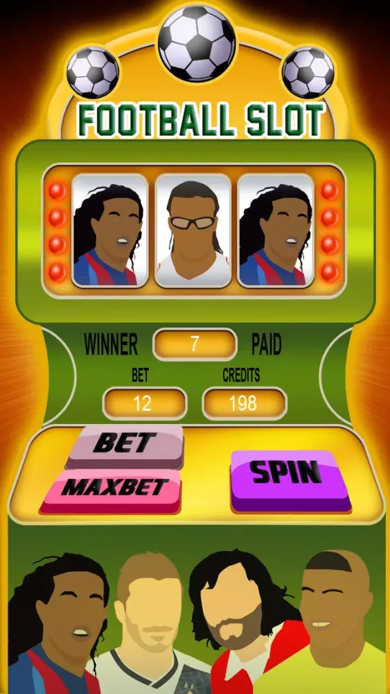 Football Slots Casino Game Screenshots
