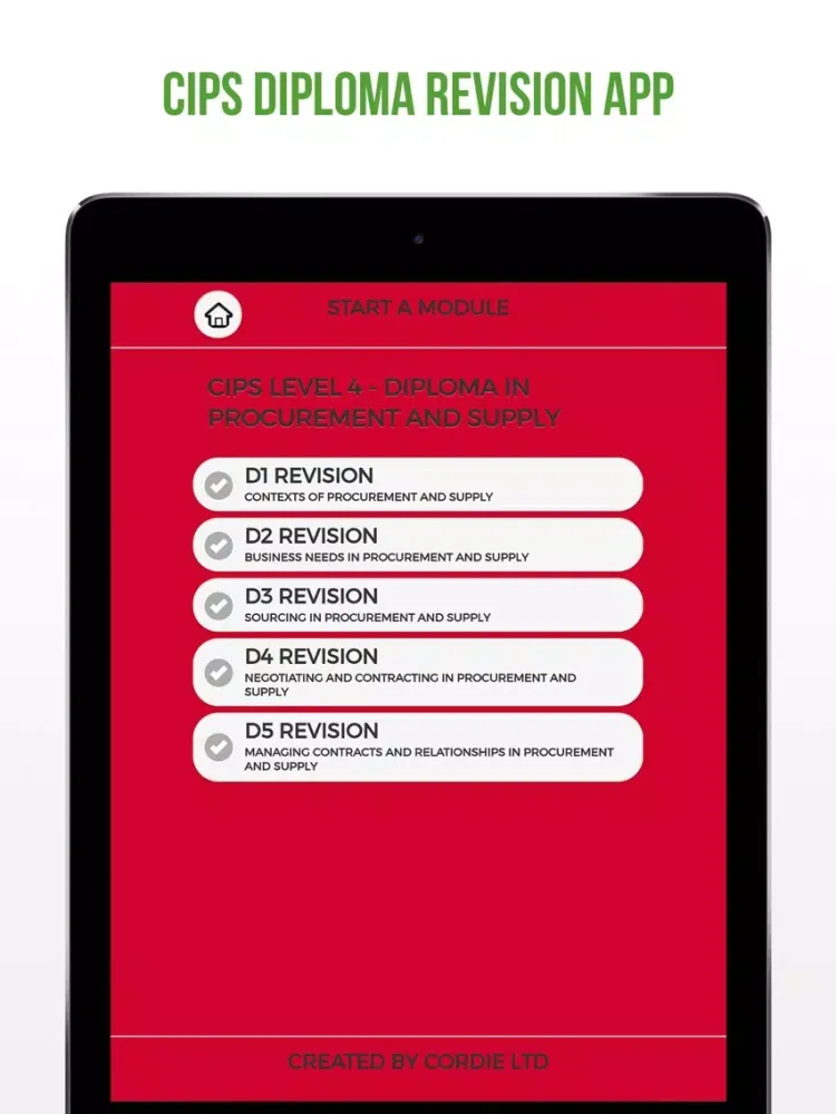 CIPS Level 4 Diploma Revision iPad  Ekran Görüntüleri
