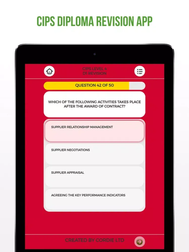CIPS Level 4 Diploma Revision iPad  Ekran Görüntüleri