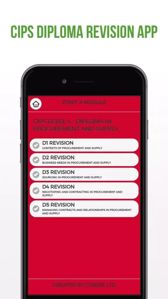 CIPS Level 4 Diploma Revision Ekran Görüntüleri