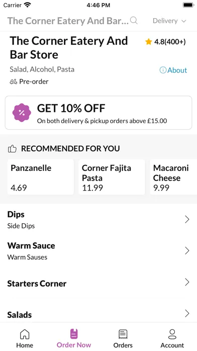 The Corner Eatery And BarStore سکرین شاٹس