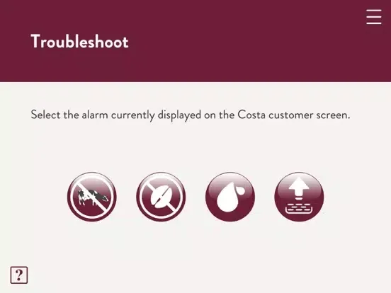 Costa Express Support iPad  Screenshots