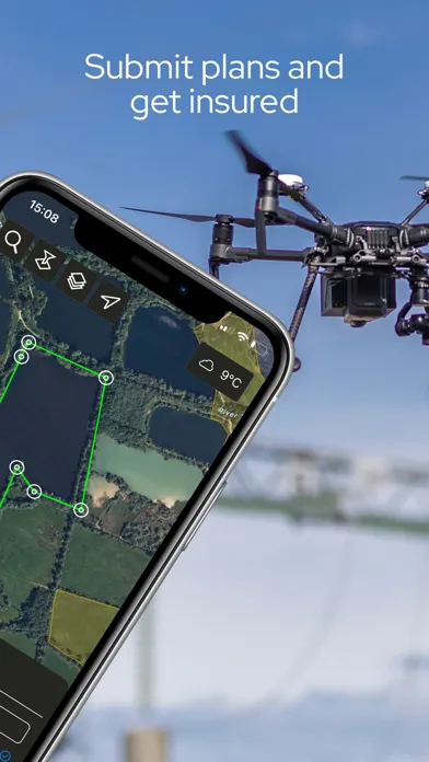 Capturas de tela do Coverdrone - Insure, Plan, Fly