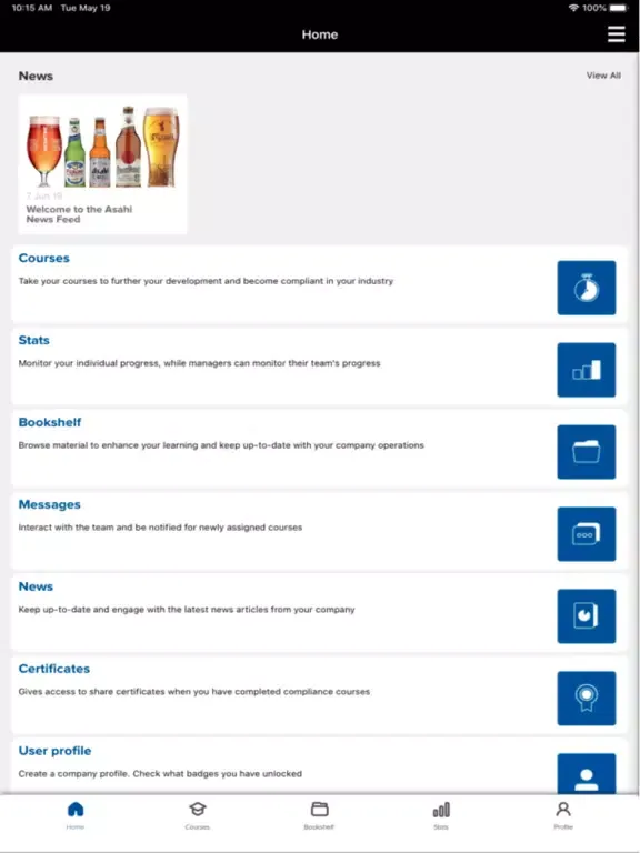 Asahi Beer Masters iPad 应用截图
