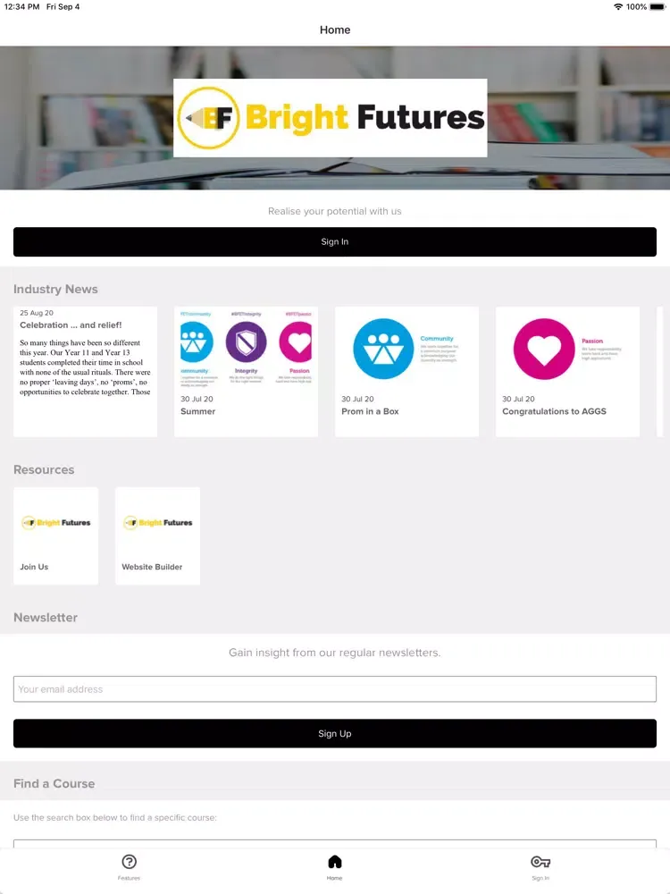 Capturas de pantalla de Bright Education iPad 