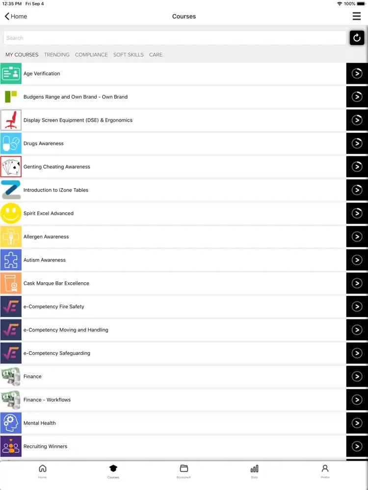 Capturas de pantalla de Bright Education iPad 
