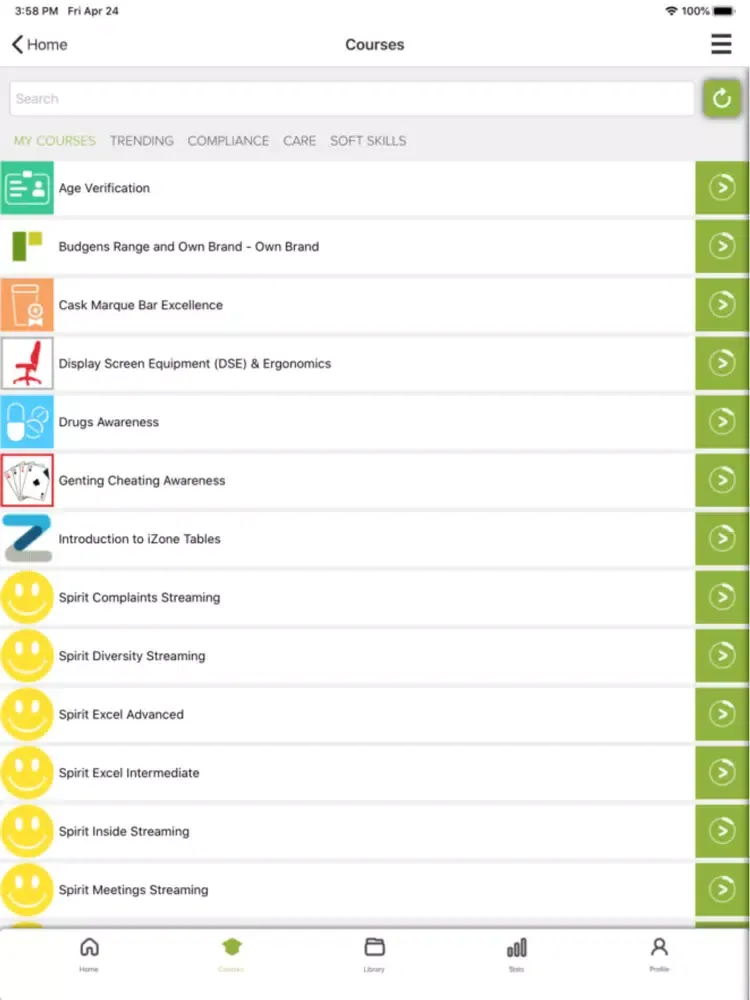 HTA - The Hub iPad  Screenshots