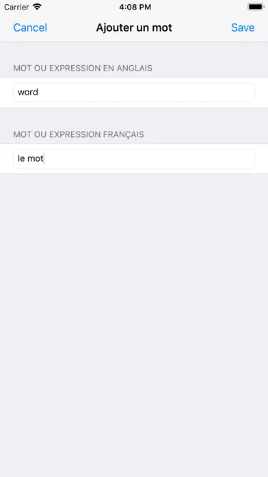 Vocabulaire Anglais - Cramit应用截图
