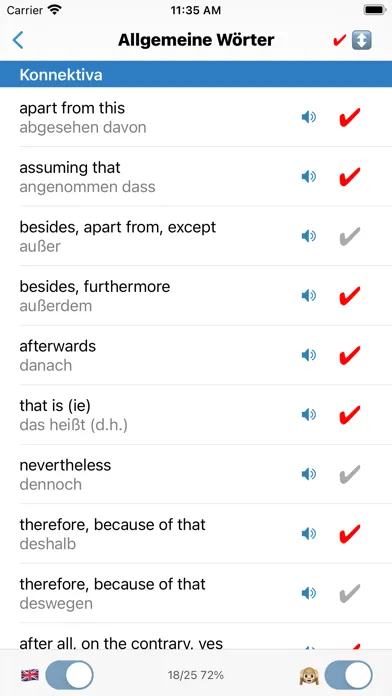 Screenshot di Englisch Vokabeln - Cramit
