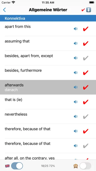 Screenshot di Englisch Vokabeln - Cramit