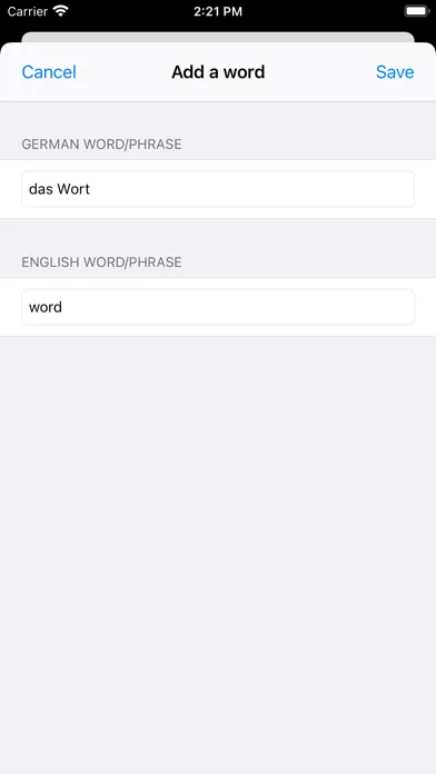 cRaMiT German GCSE Vocabulary স্ক্রিনশট