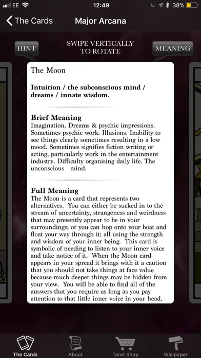 Tarot Card Meanings Ekran Görüntüleri