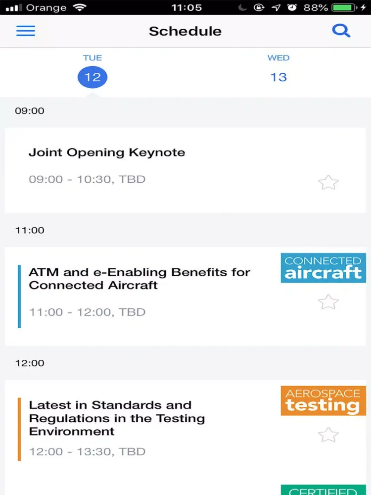 Aerospace Tech Week iPad 应用截图