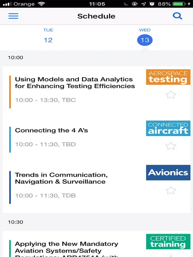 Aerospace Tech Week iPad 应用截图