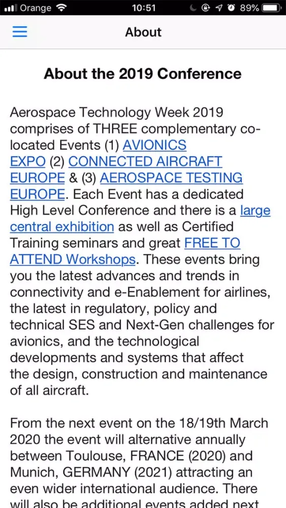 Aerospace Tech Week应用截图