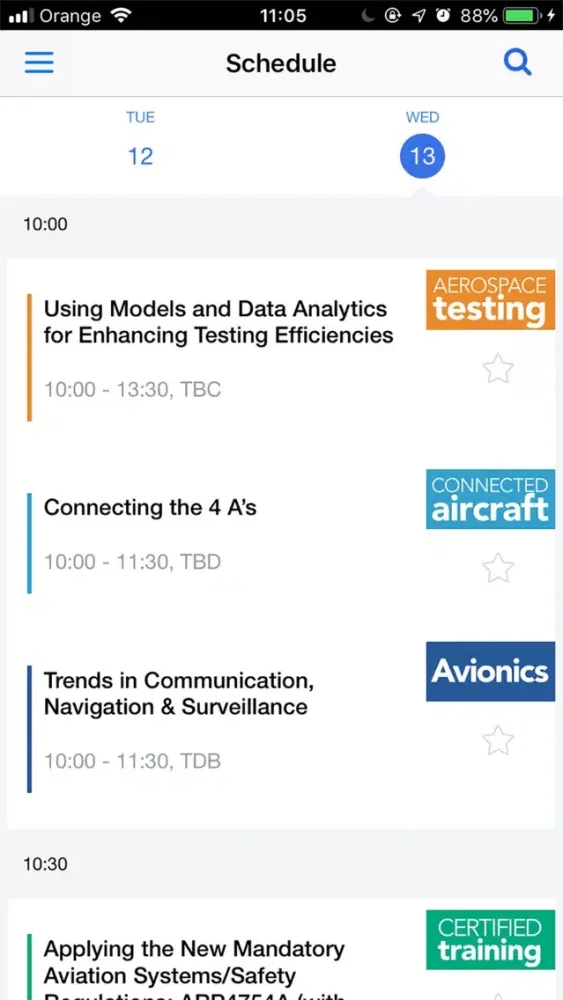 Aerospace Tech Week应用截图