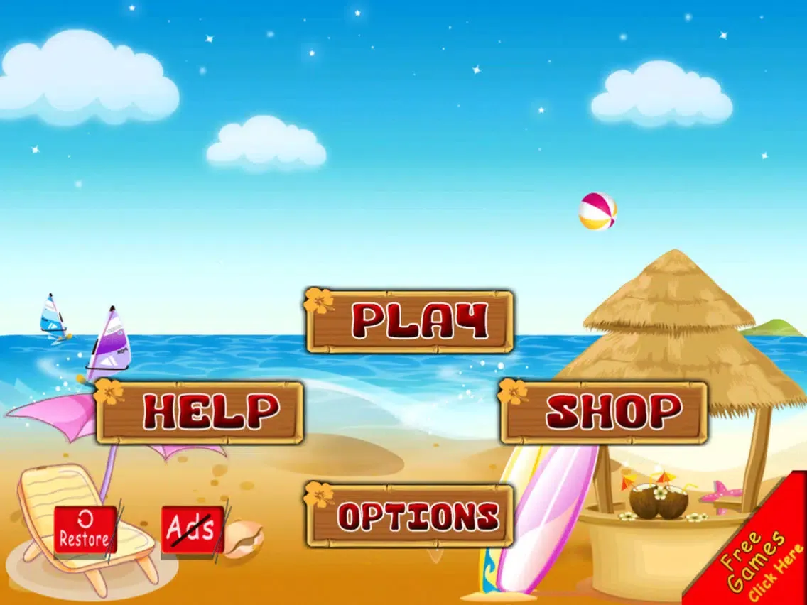ภาพหน้าจอของ Rolling Beach Ball Survival - Skill Roll Challenge Game iPad 